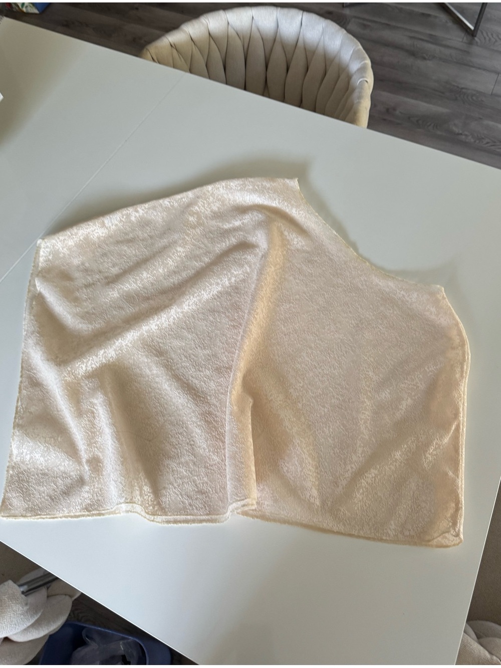 Women Beige Shawl Cover Up